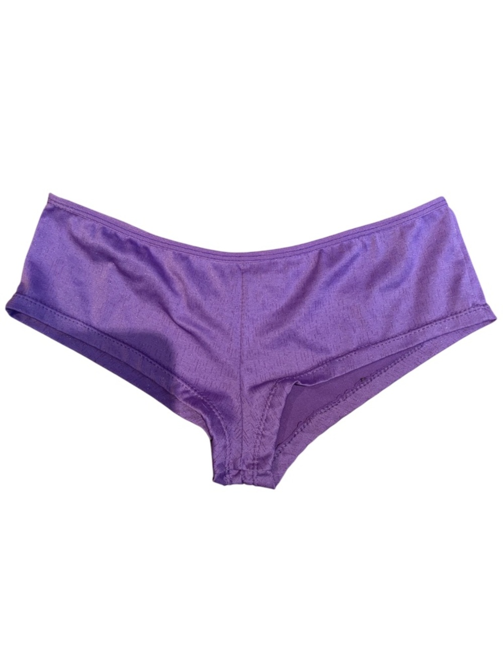 Purple Shimmer Cheeky Panties | Size Medium